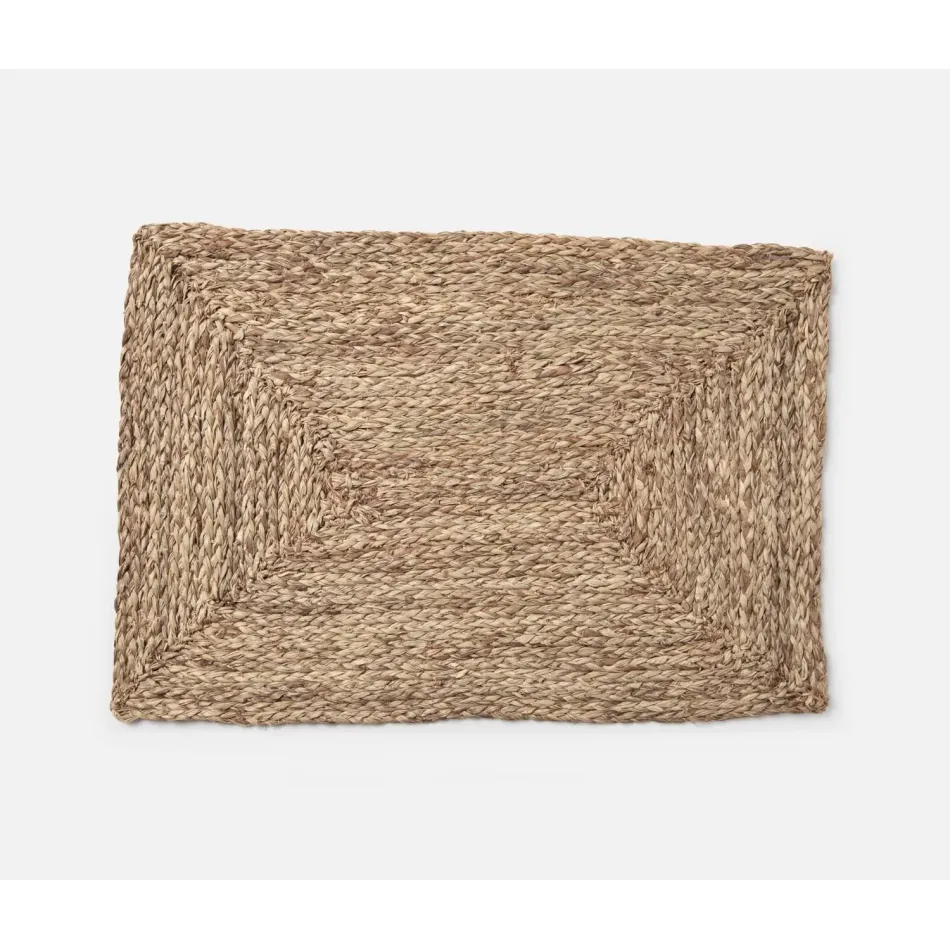 Zoey Mixed Taupe Rectangular Placemat Raffia, Pack of 4