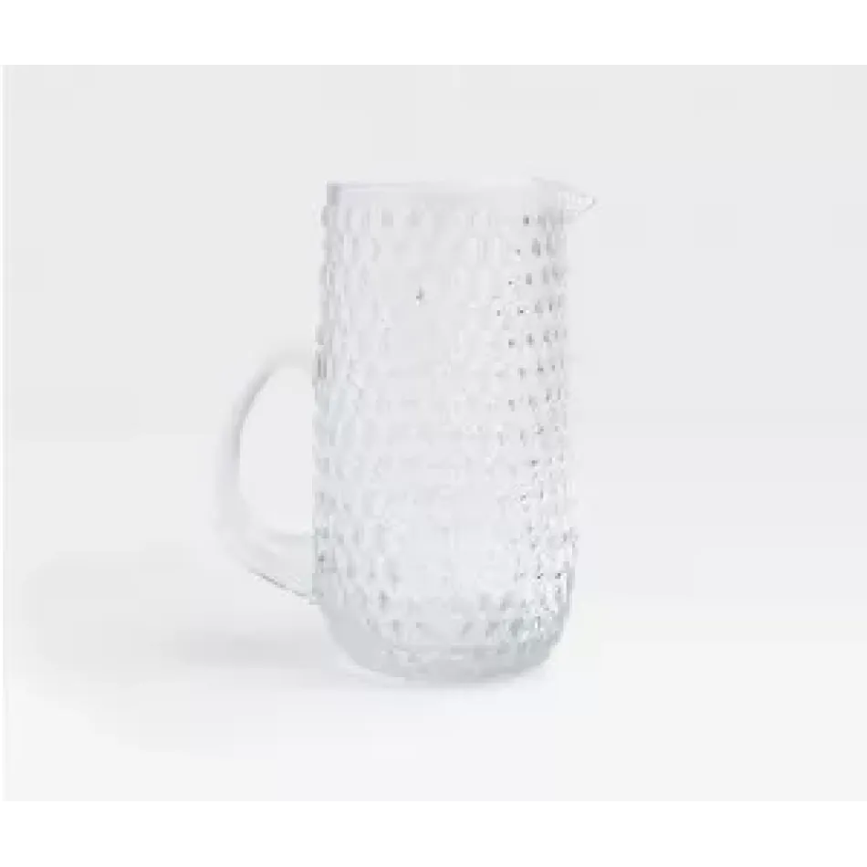 Claire Clear Pitcher, Hand Blown, 93oz
