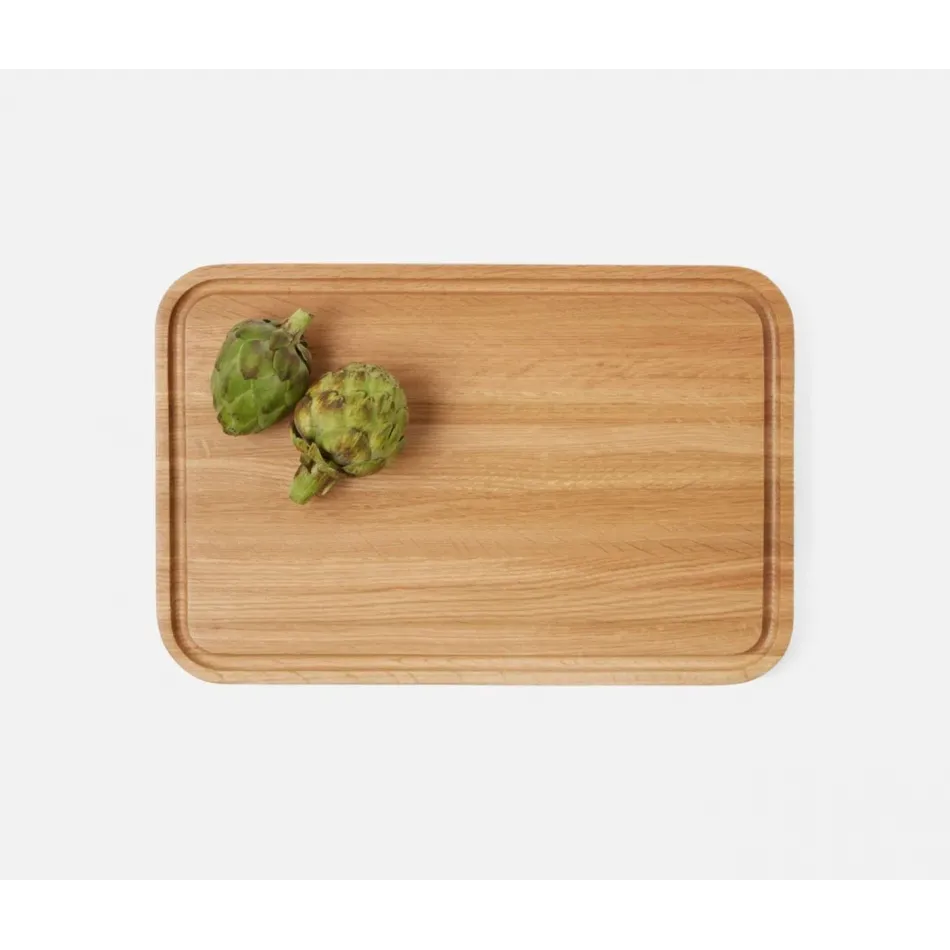 Cooper Natural, Cutting Board, Oak Wood, 18x12