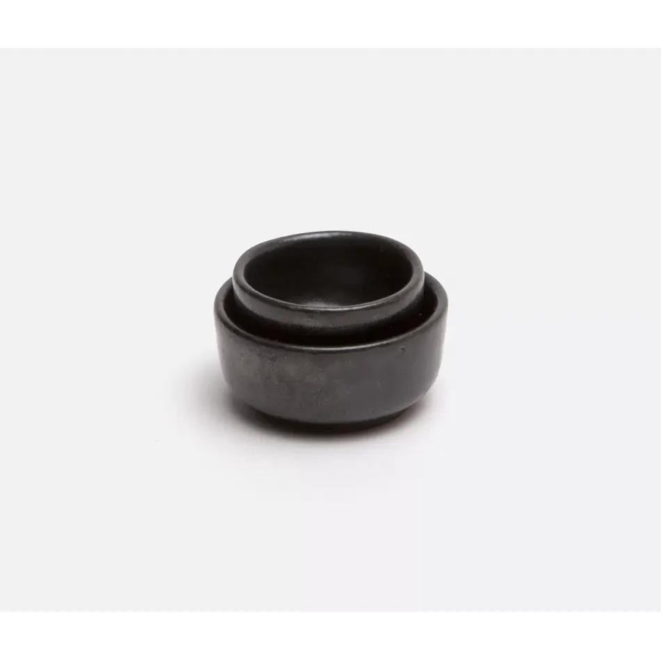 Holly Black Glaze Mini Bowl, Boxed Set of 4