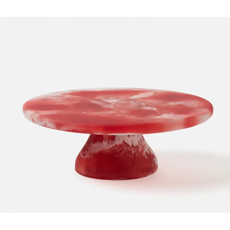 Hugo Berry Swirled Cake Stand Resin