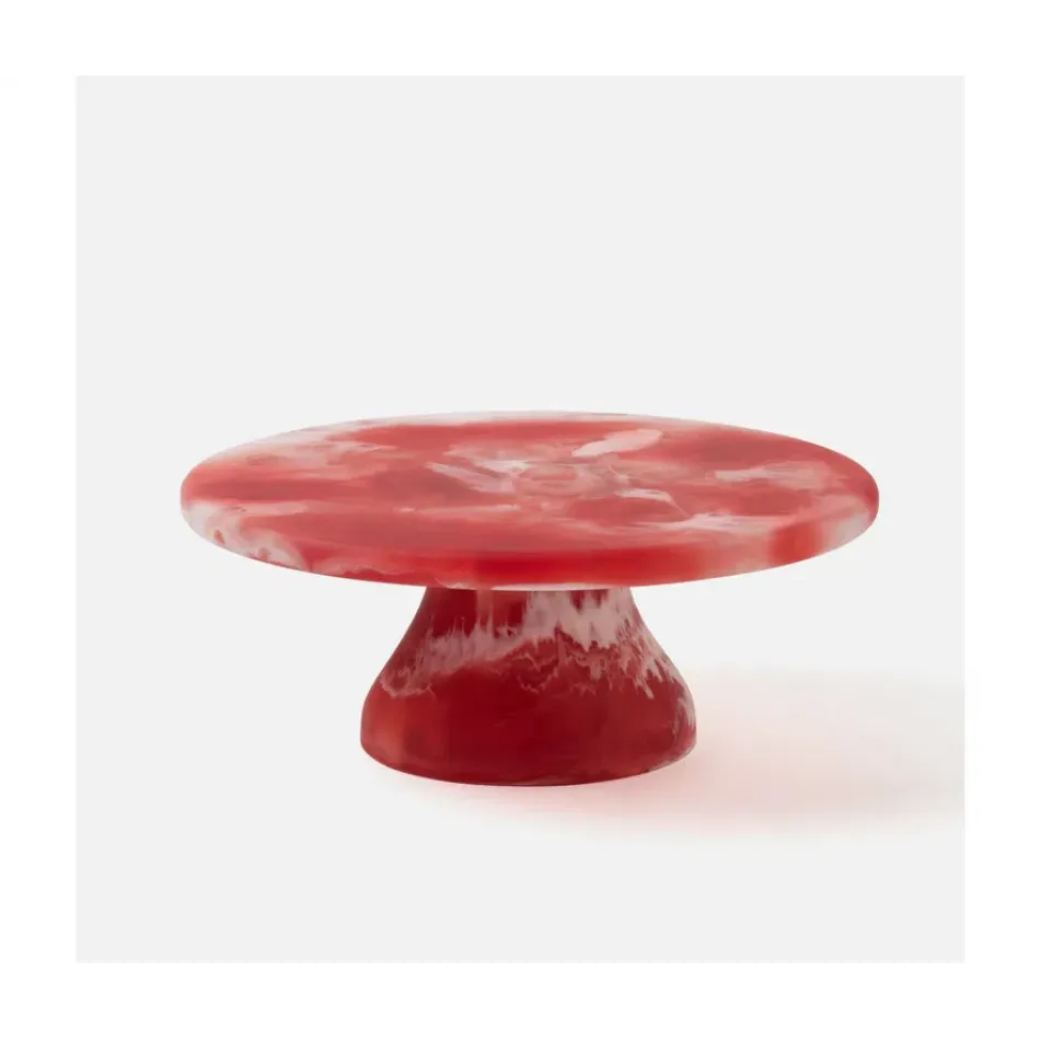 Hugo Berry Swirled, Cake Stand, Resin, Small
