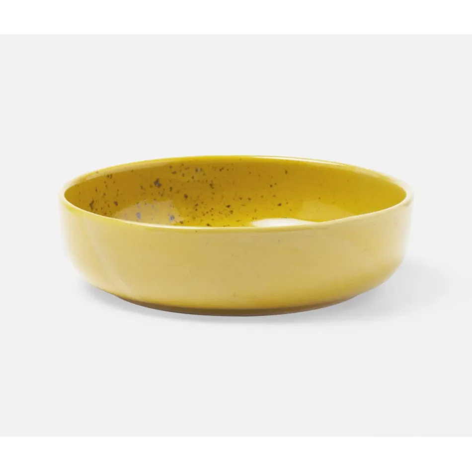 Marcus Chartreuse Salt Glaze, Round Serving Bowl, Stoneware, Small, Pack of 2