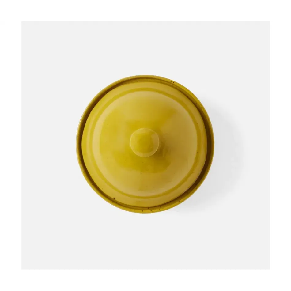 Marcus Chartreuse Salt Glaze, Cloche Serving Platter, Stoneware, Medium