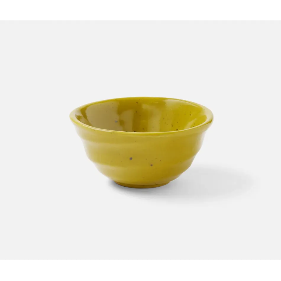 Marcus Chartreuse Salt Glaze, Small Bowl, Stoneware, Pack of 4