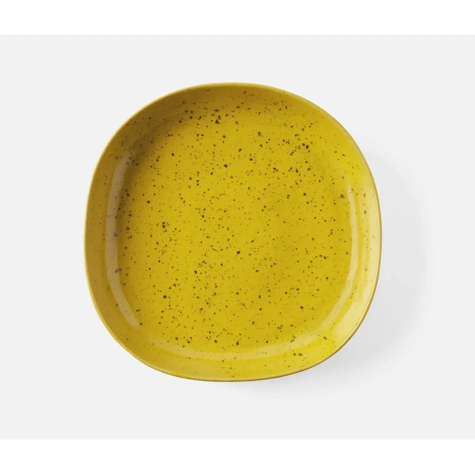 Marcus Chartreuse Salt Glaze, Square Serving Platter, Stoneware, Pack of 2