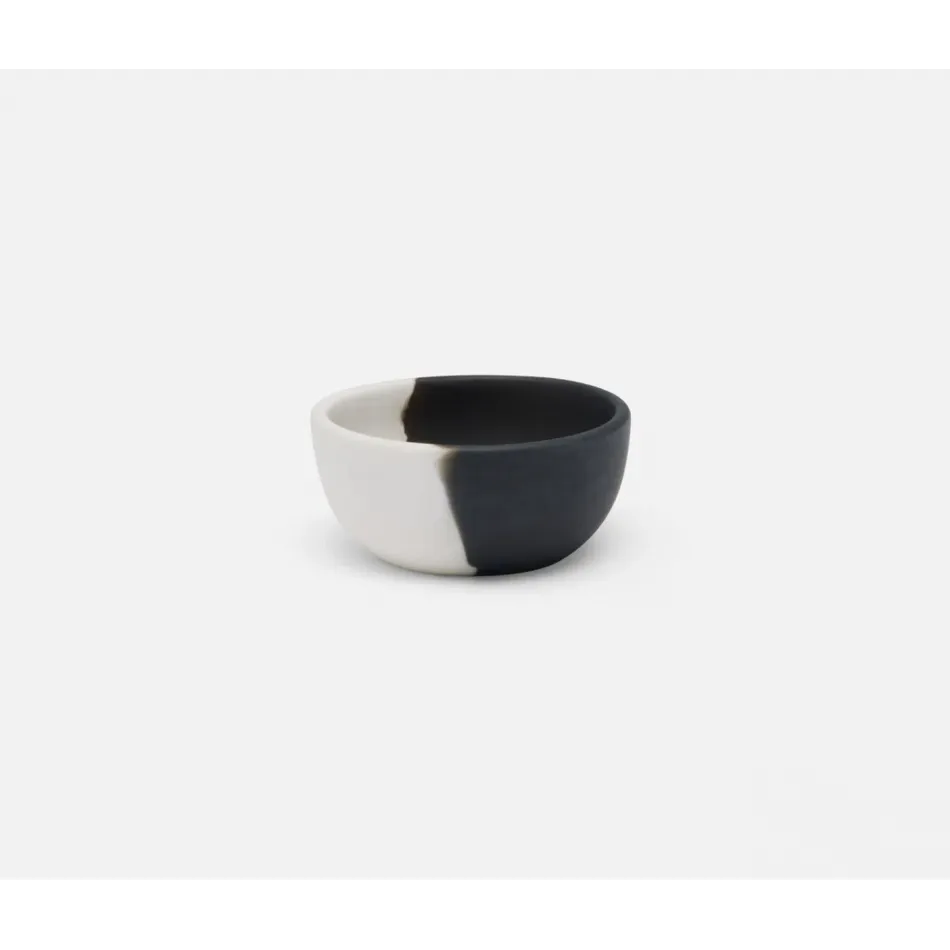 Maxton Black/White, Pinch Bowl, Resin, Pack of 2