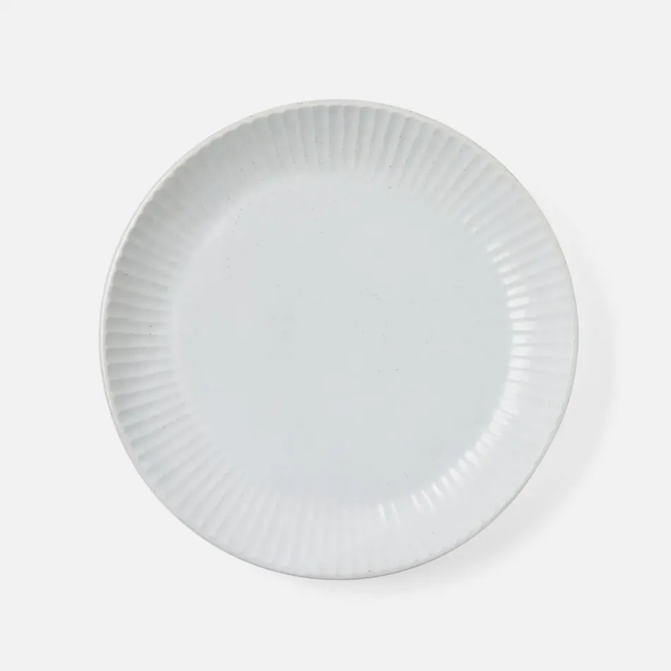 Nathalie Matte White, Scallop Design, Round Serving Platter, Large, Pack of 2