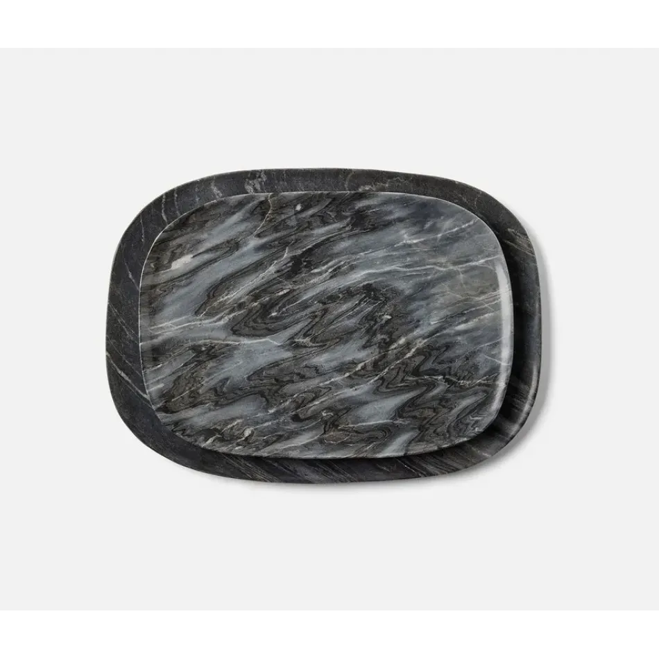 Rhea Gray, Serving Trays, Marble, Set of 2