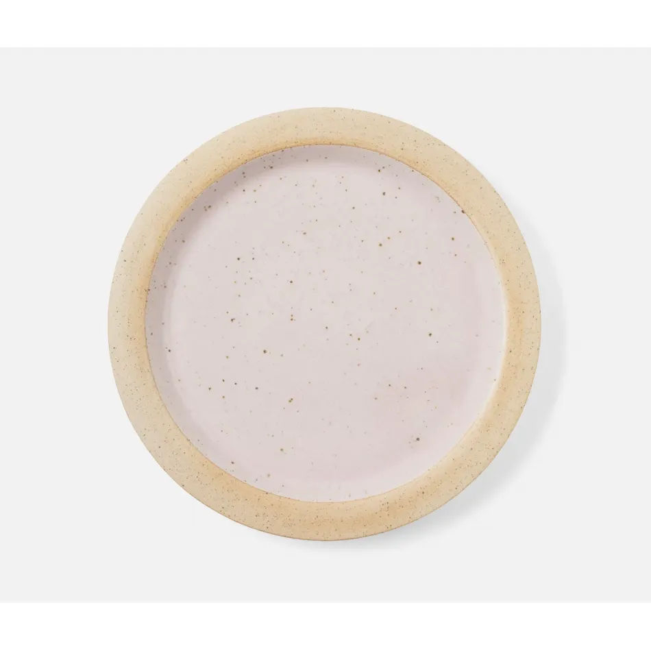 Rivka Pink Salt Glaze, Round Serving Platter, Stoneware, Large, Pack of 2