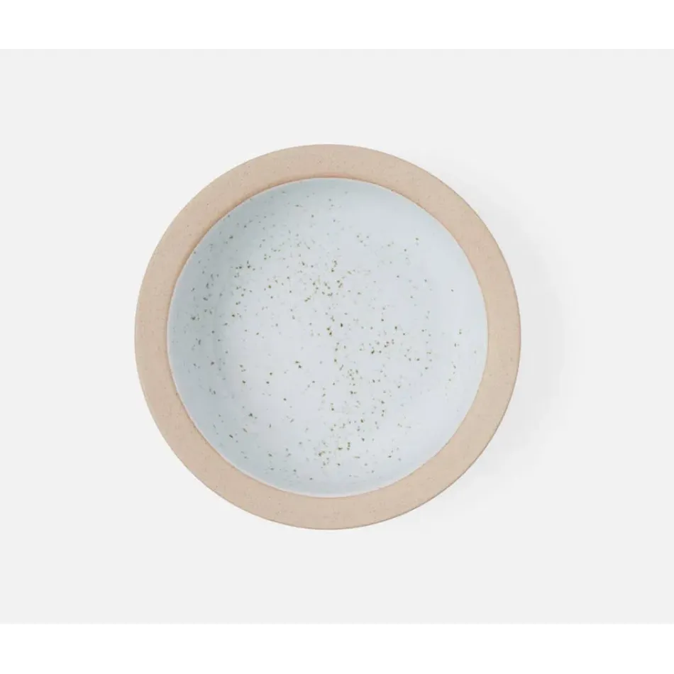 Rivka White Salt Glaze Serving Bowl Stoneware Medium, Pack of 2