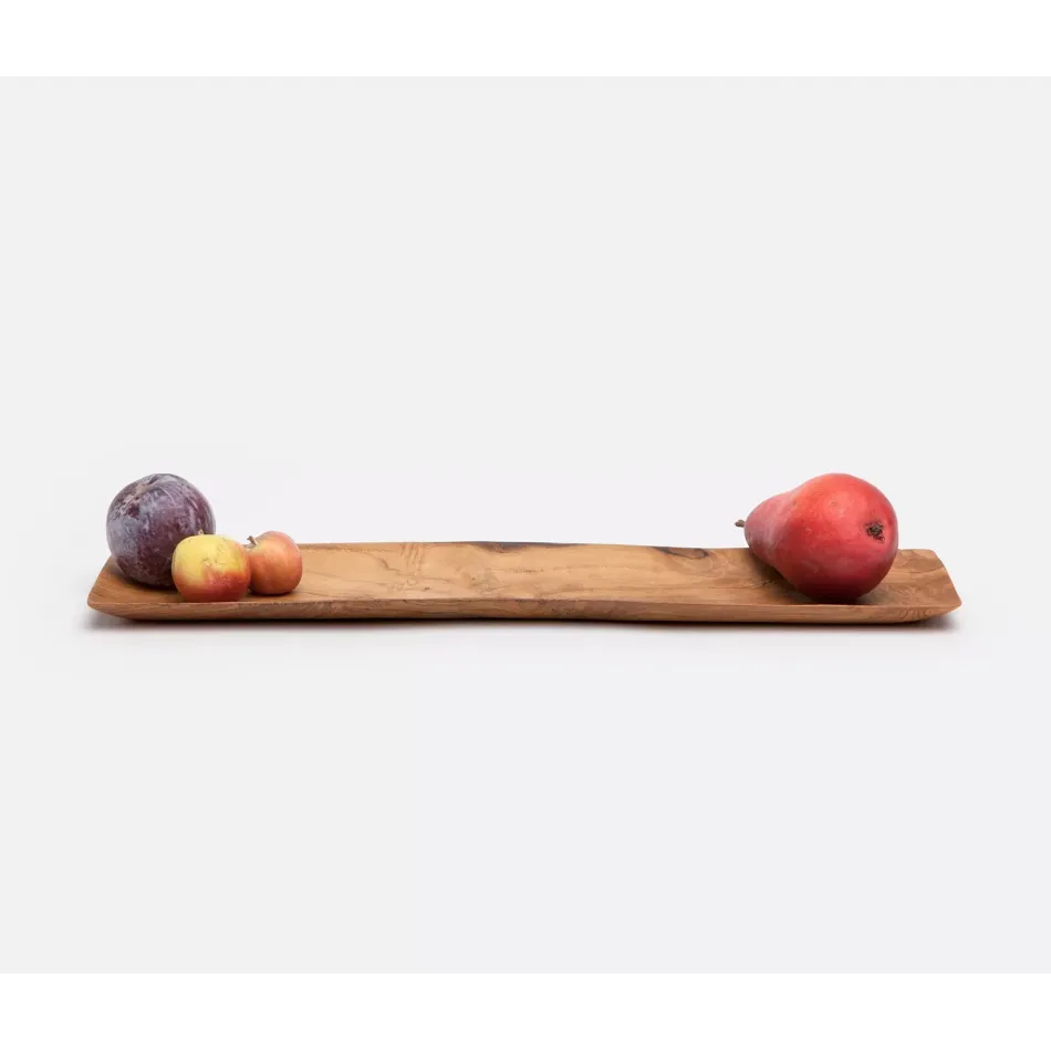 Rowan Natural Long Serving Tray, Pack of 2