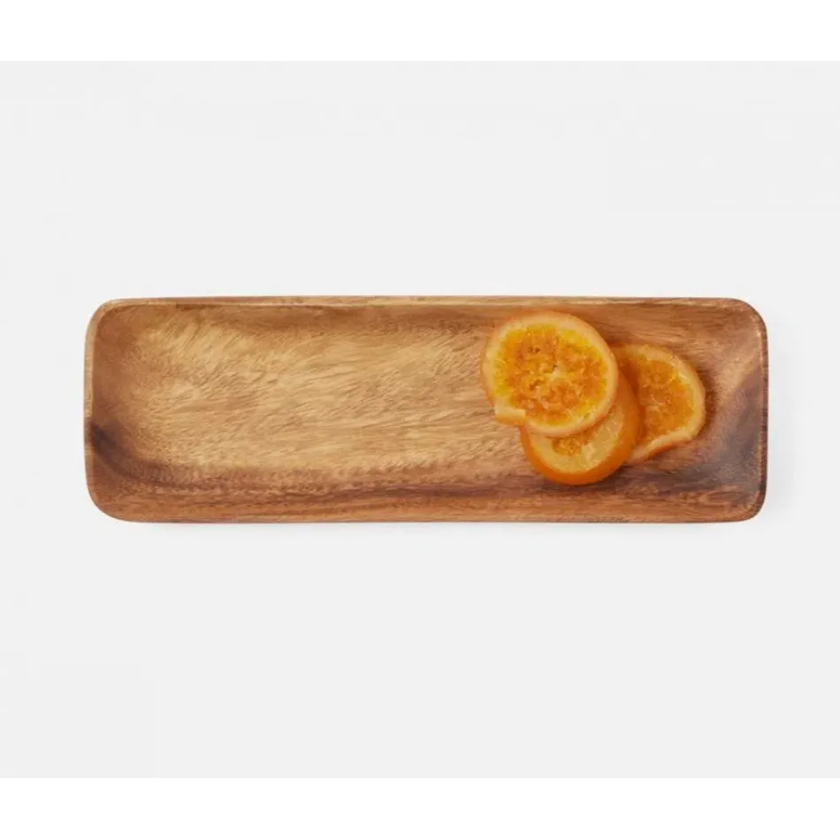Sacha Natural Serving Trays, Small, 12x4x1, Pack of 3