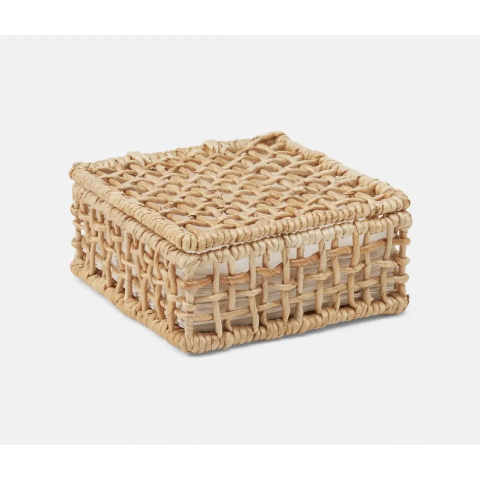 Ericson Bleached, Luncheon Napkin Tray, Banana Bark