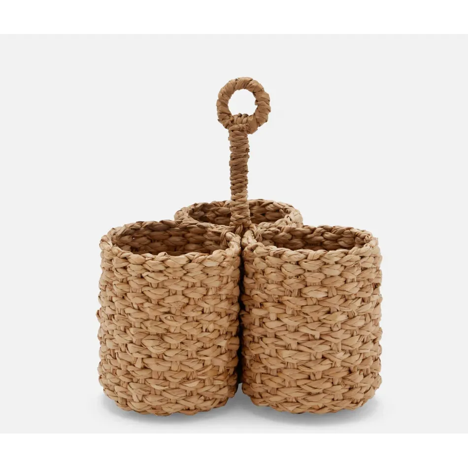 Palmer Natural, Wine Bottle Holder, Brown Grass