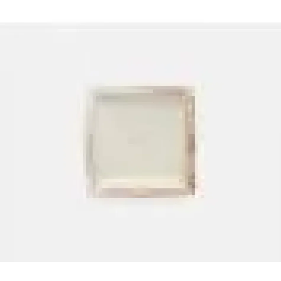 Dawson Small Rustic White Square Serving Platter, Pack of 2
