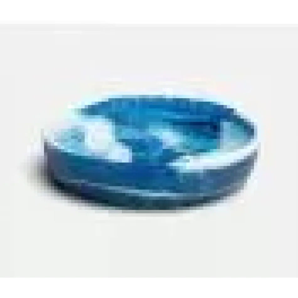 Hugo Blue Swirled Serving Bowl Resin Large