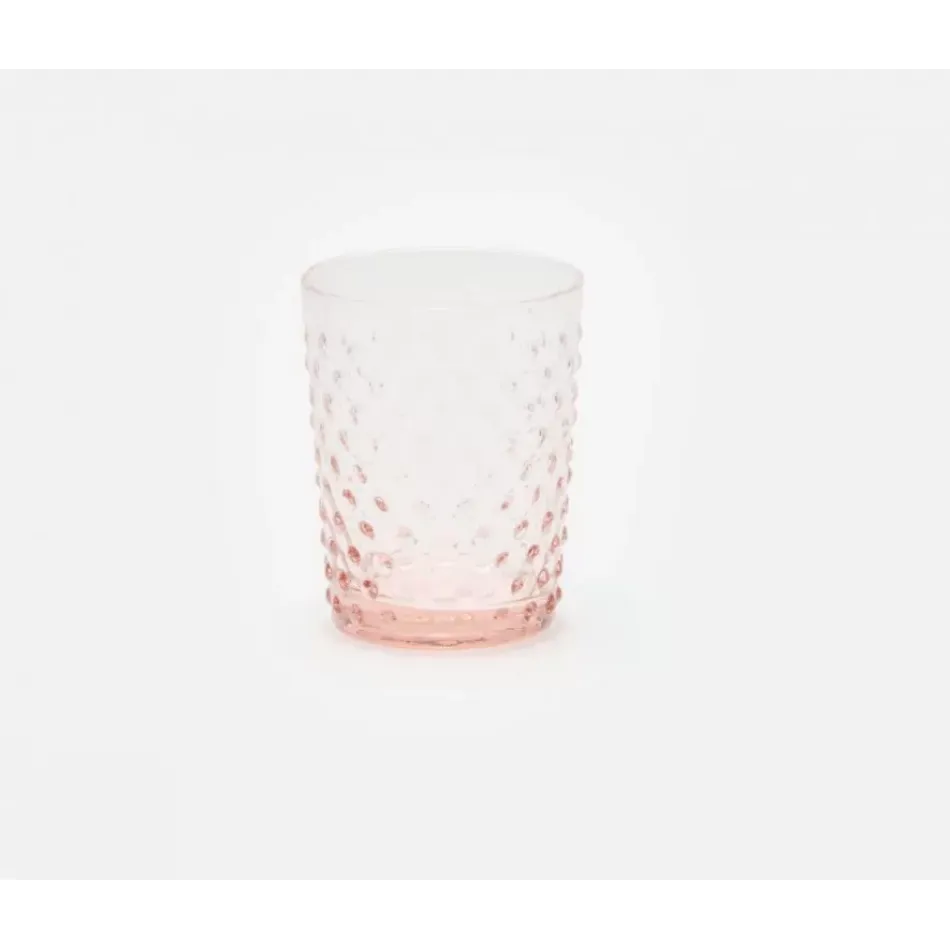 Sofia Pink Juice Glass Hand Blown, Pack of 6