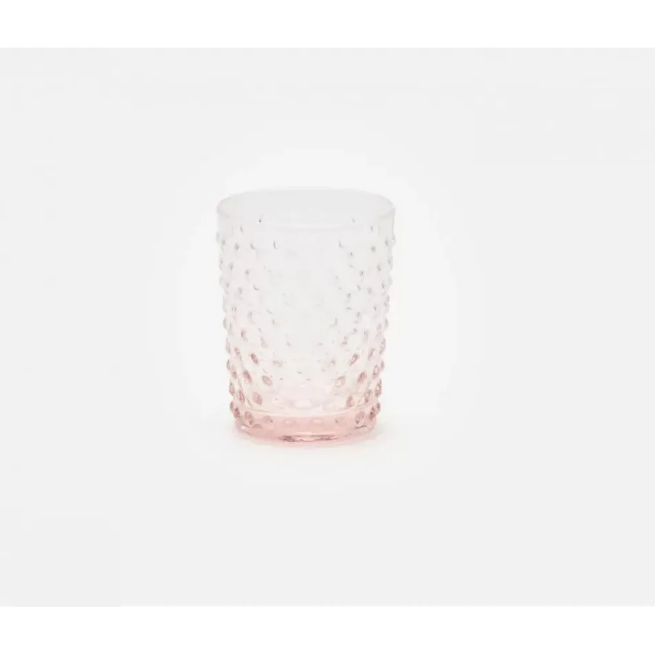 Sofia Pink Tumbler Glass, Hand Blown, Pack of 6