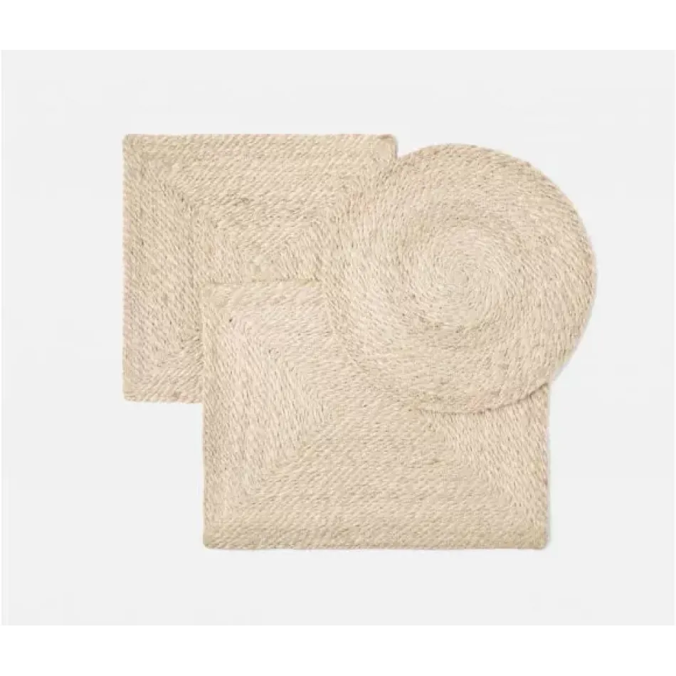 Whitley Natural Jute Placemats and Coasters