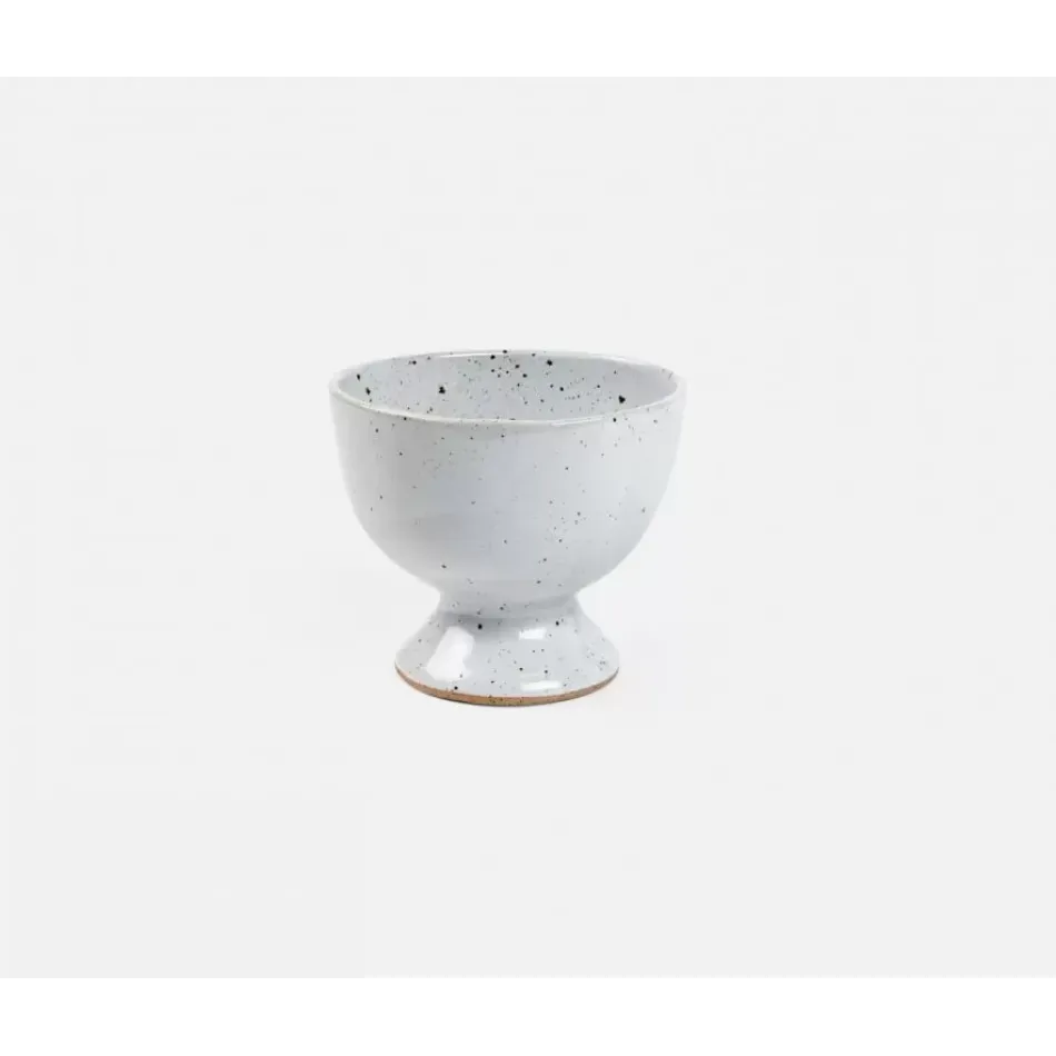 Wilson White Salt Glaze Footed Serving Bowl Stoneware Medium, Pack of 2