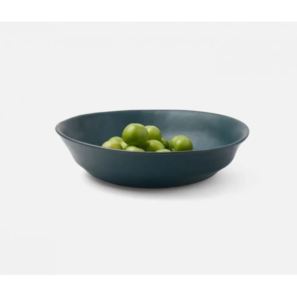 Marcus Midnight Teal, Tapered Serving Bowl, Stoneware, Large, Pack of 2