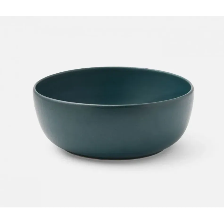 Marcus Midnight Teal, Deep Serving Bowl, Stoneware, Large