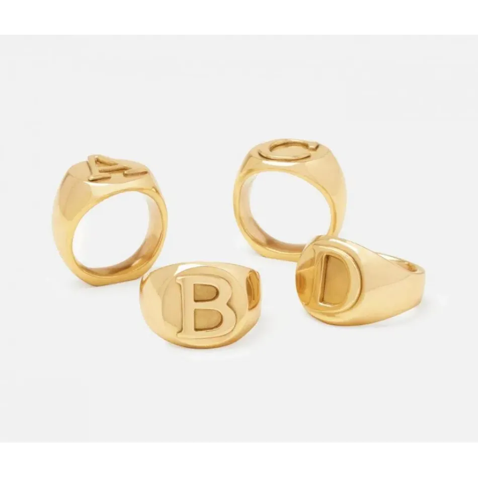 Clark Gold Napkin Ring, Ampersand