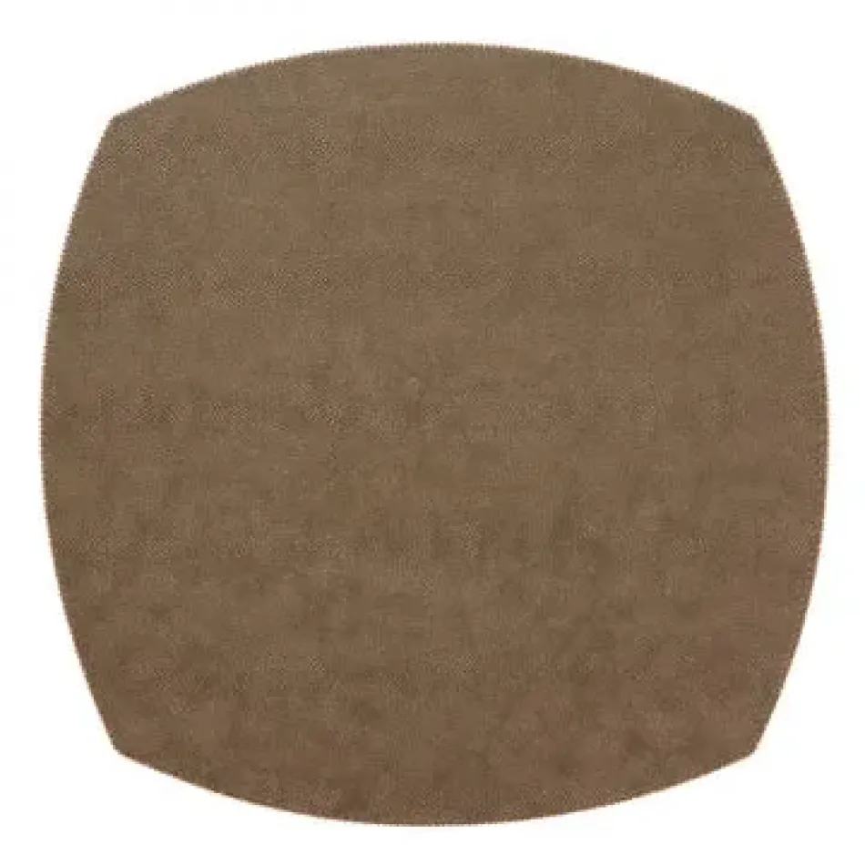 Allure Bronze Elliptical Square Placemat Pack of 4