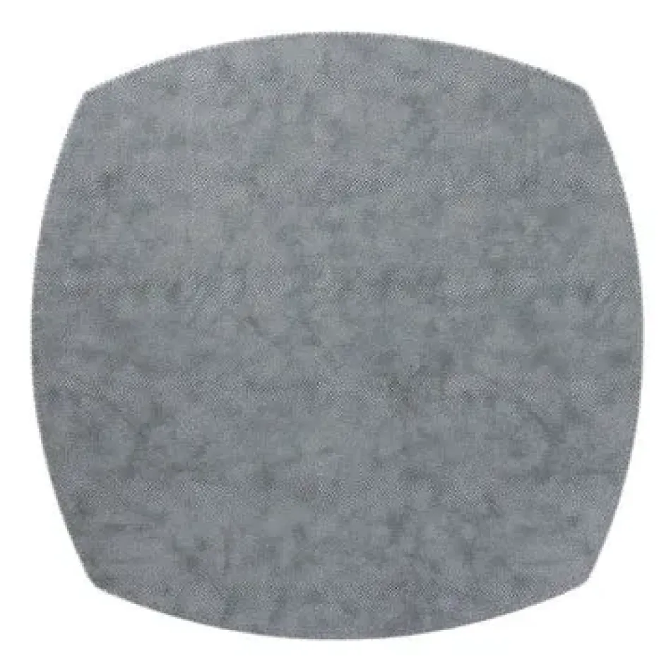 Allure Gray Elliptical Square Placemat Pack of 4