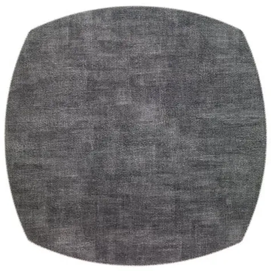 Allure Smoke Elliptical Square Placemat Pack of 4