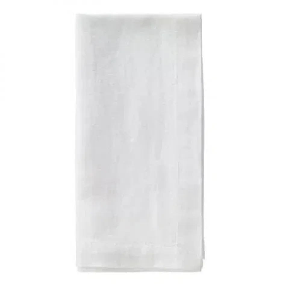 Amalfi White 6" Cocktail Napkins, Set of 4