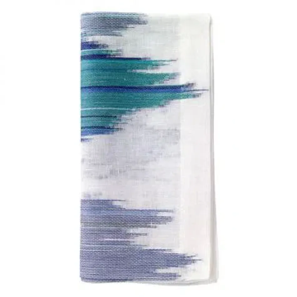 Aztec Navy Turquoise 22" Napkin, Set of 4