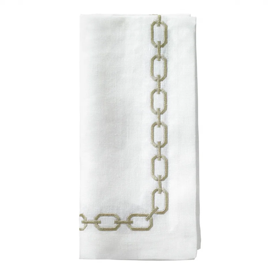 Chains Gold 21" Napkin, Set of 4