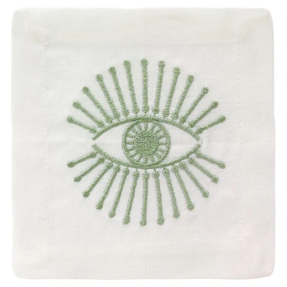 Bright Eyes Willow Cocktail Napkins, Set of 4