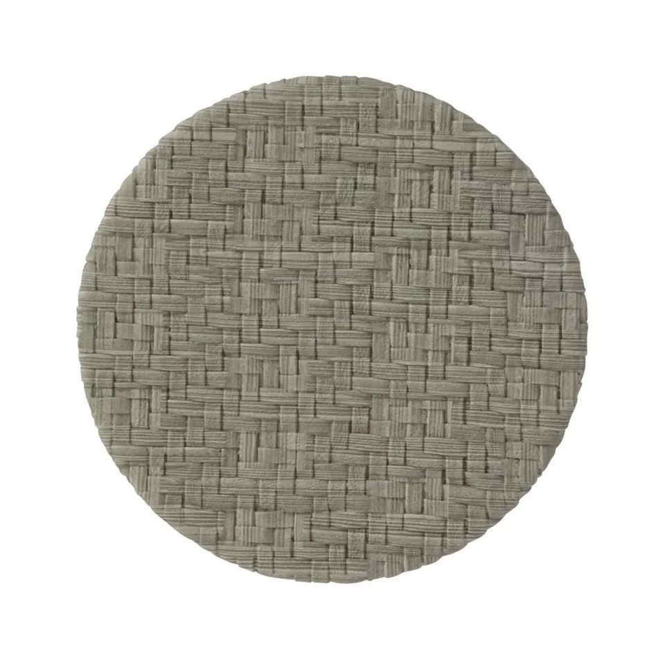 Wicker Gray Coaster, Set of 4