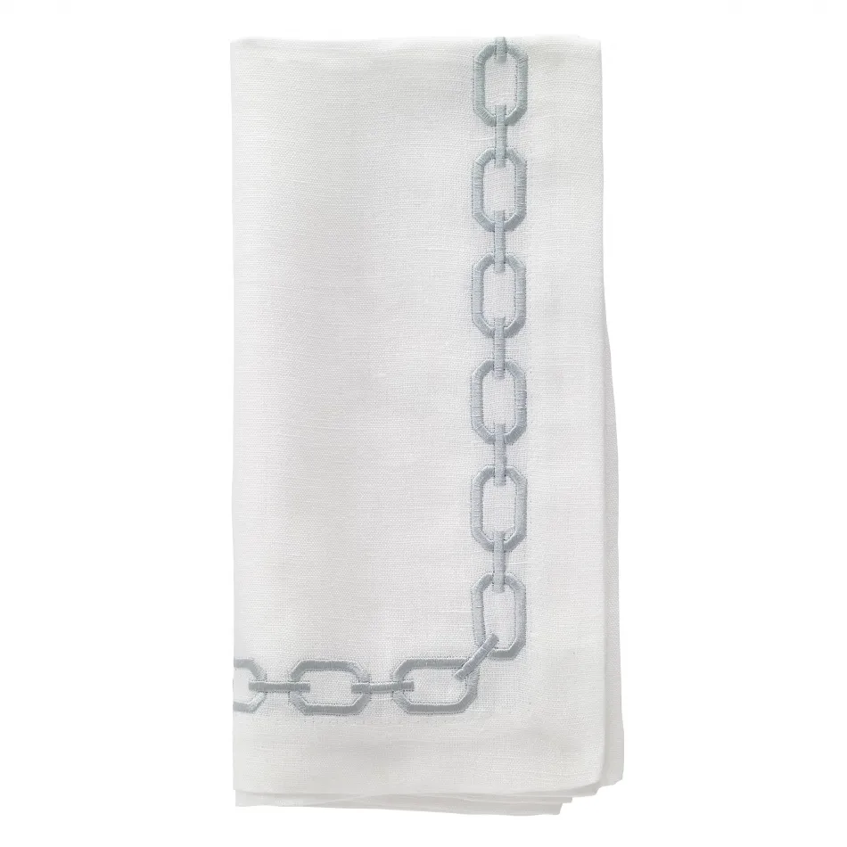 Chains Celadon 21" Napkin, Set of 4