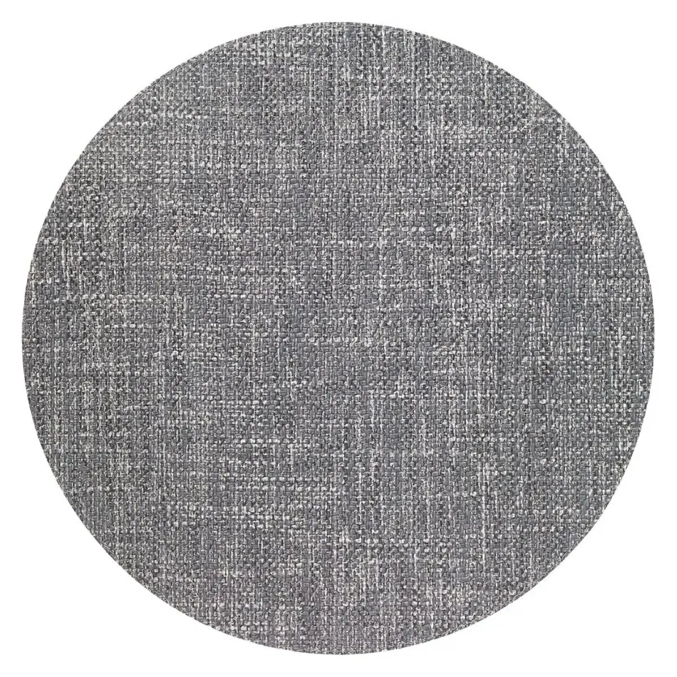 Echo Charcoal 15" Round Placemats, Set of 4