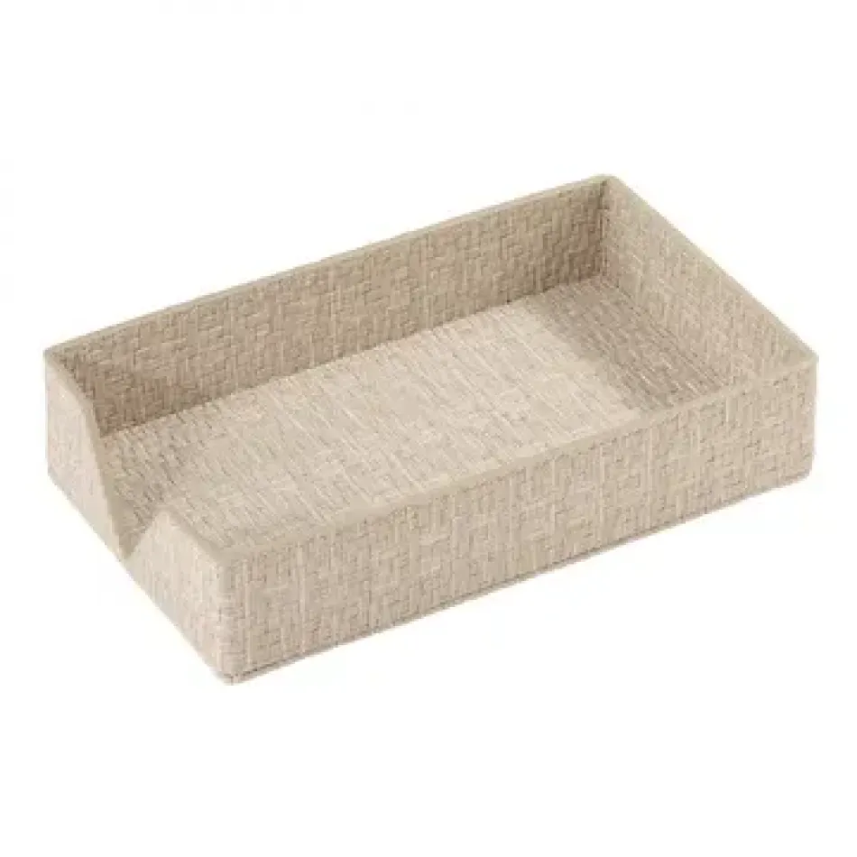 Wicker Cream Guest Towel Box