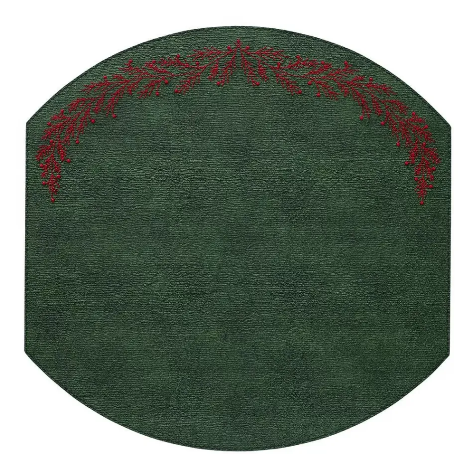 Holly Forest Red Placemats, Set of Four