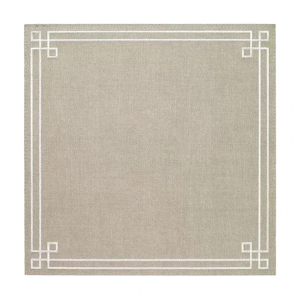 Link Oatmeal White Placemat, Set of 4