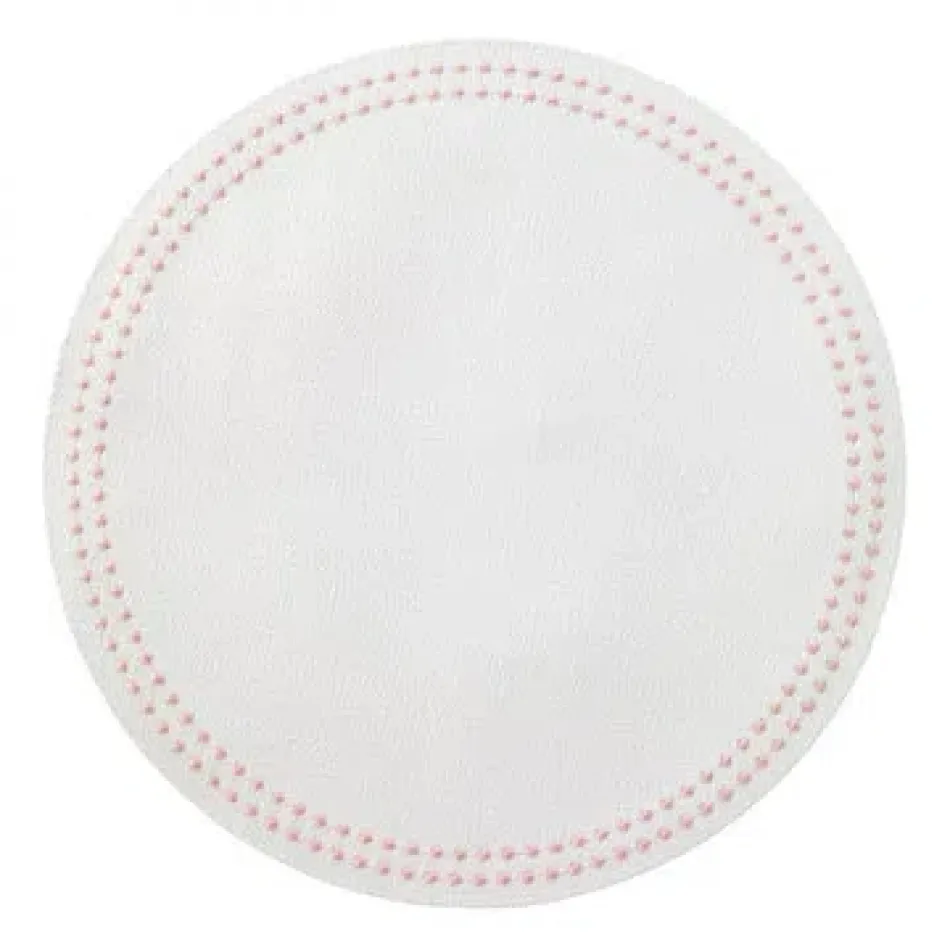 Pearls Pure White Rose Placemat, Set of 4