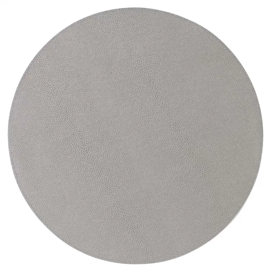 Skate Gray 16" Round Placemat, Set of 4