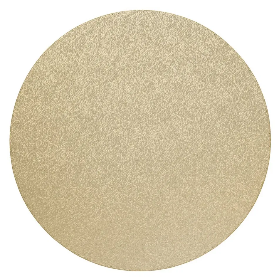 Skate Champagne 16" Round Placemat, Set of 4