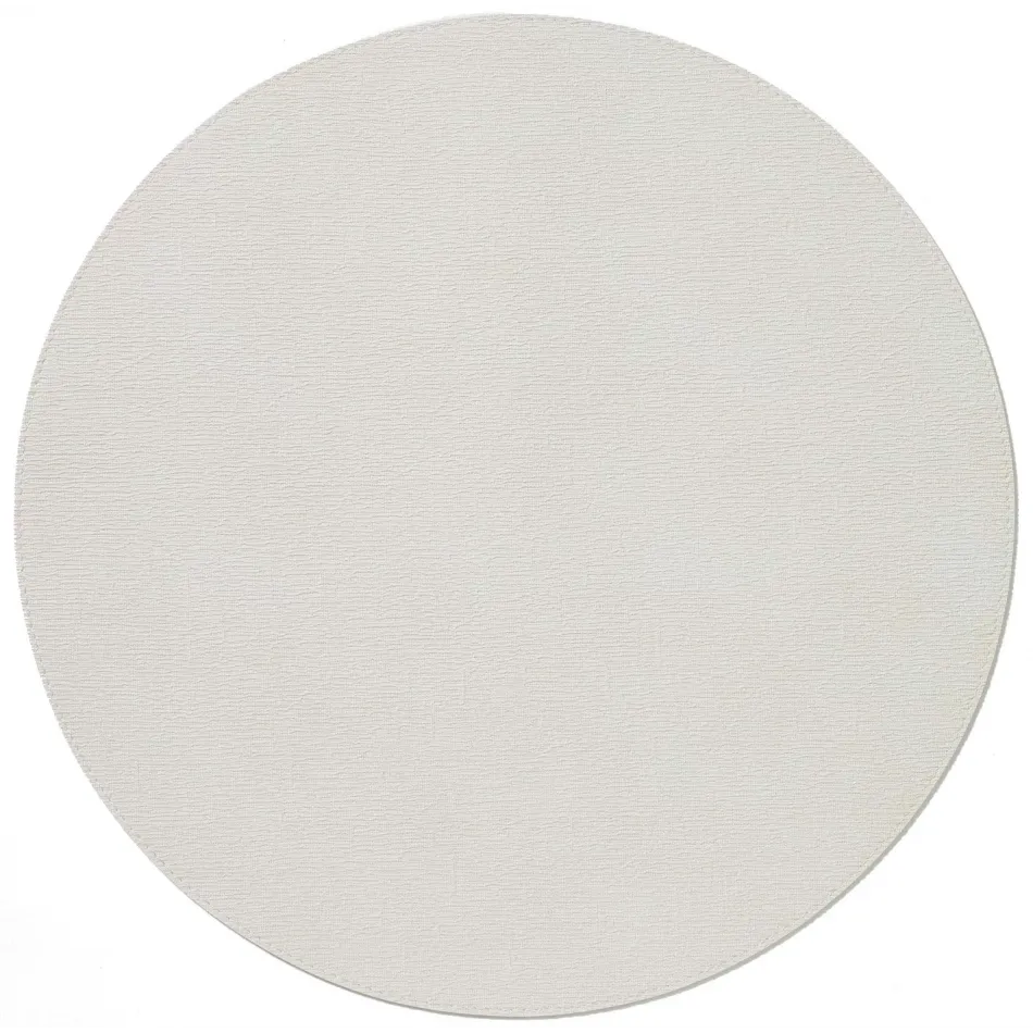 Presto Antique White 15" Round Placemat, Set of 4