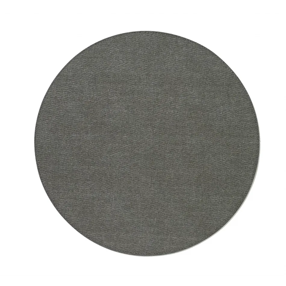 Presto Charcoal 15" Round Placemat, Set of 4