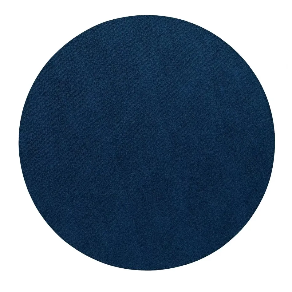 Presto Navy 15" Round Placemat, Set of 4