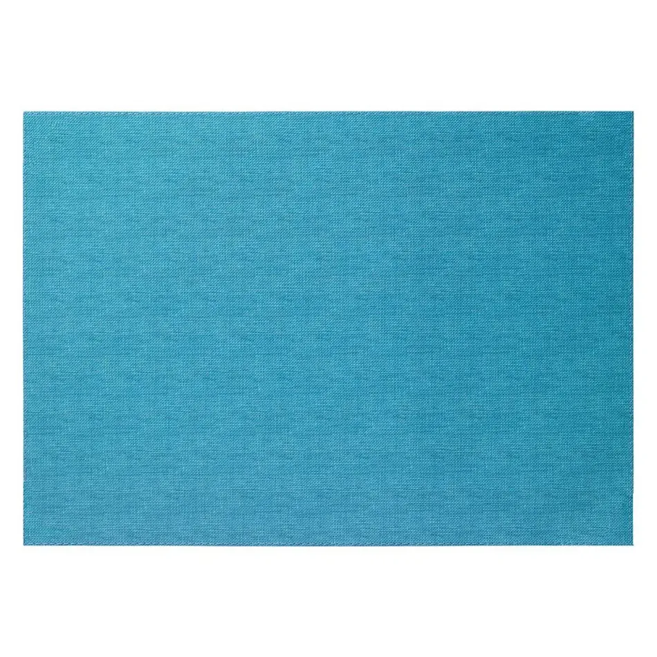 Pronto Turquoise 13" x 18" Rectangle Placemat, Set of 4