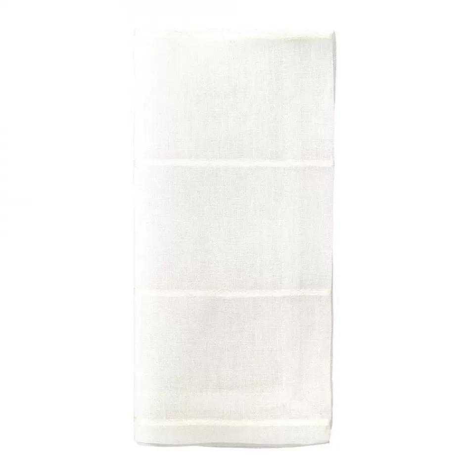 Metallic Thread Pearl 22" Napkin, Set of 4