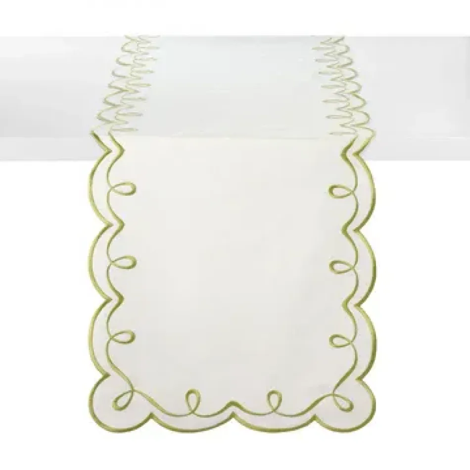 Ribbon Twirl Willow Runner 15"x55"